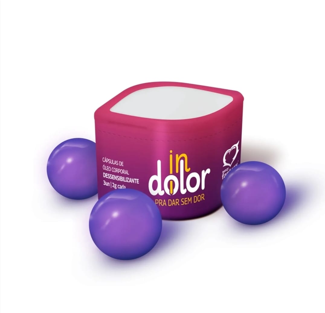 Bolinha Anestésica Indolor Sexy Fantasy ref 2313