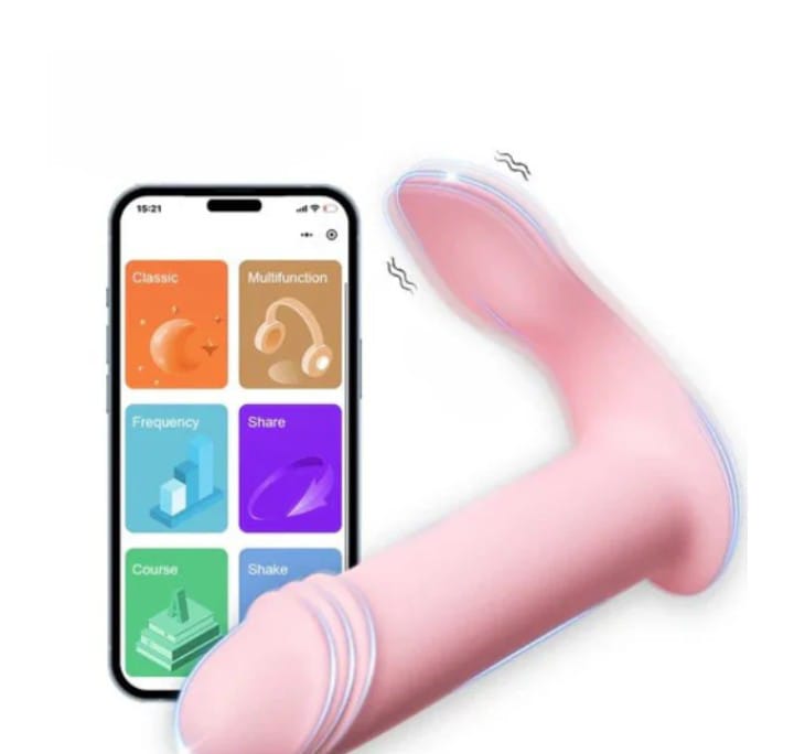 ESTIMULADOR DE CLITÓRIO COM PENETRAÇÃO VIA SMARTPHONE LILO REF 12446