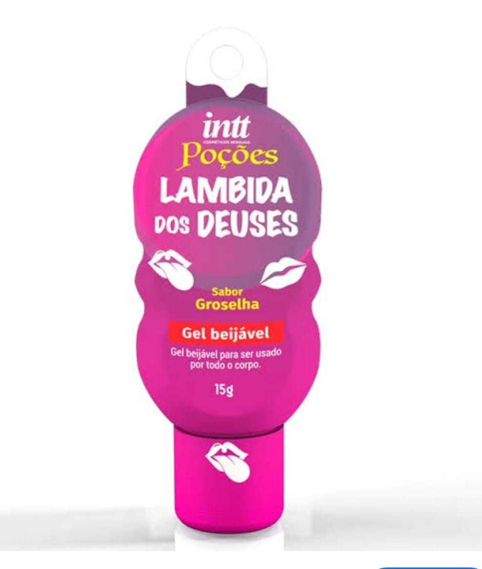 GEL BEIJÁVEL LAMBIDA DOS DEUSES 15G PORÇÕES INTT REF 9968