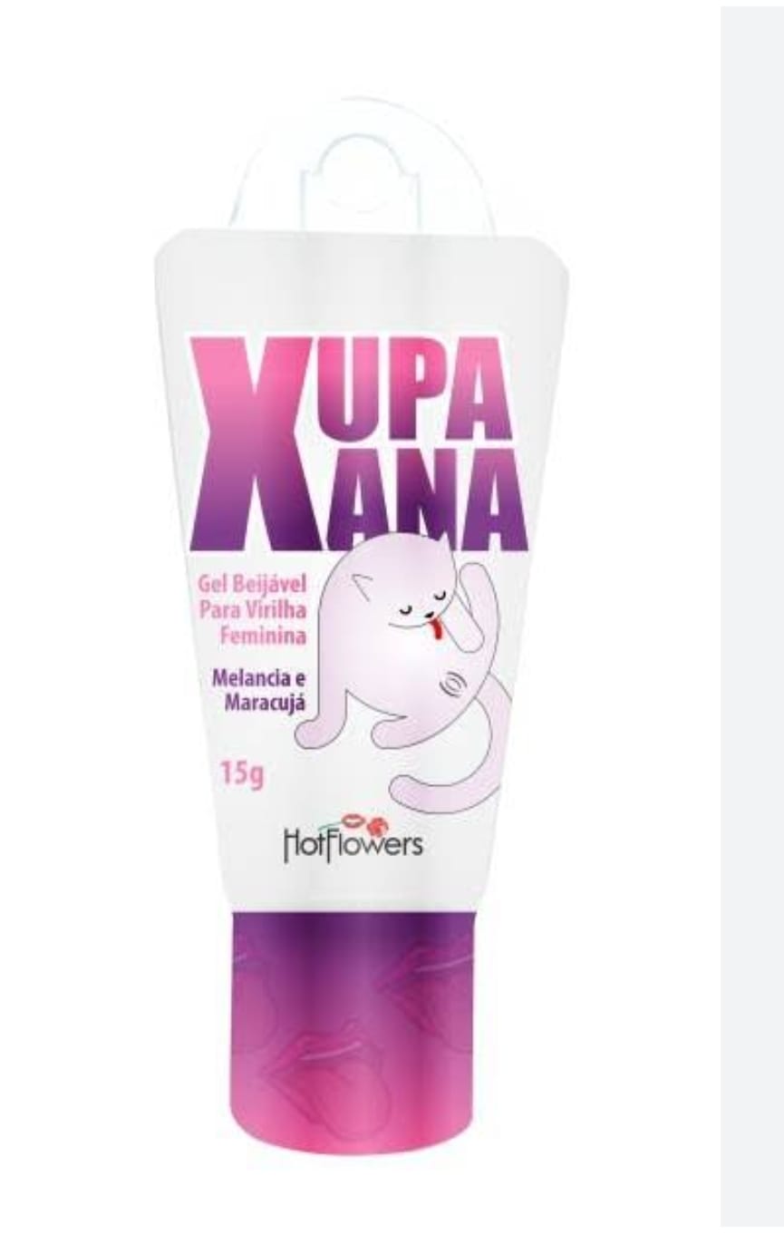 GEL BEIJÁVEL XUPA XANA 15G HOT FLOWERS REF 7279