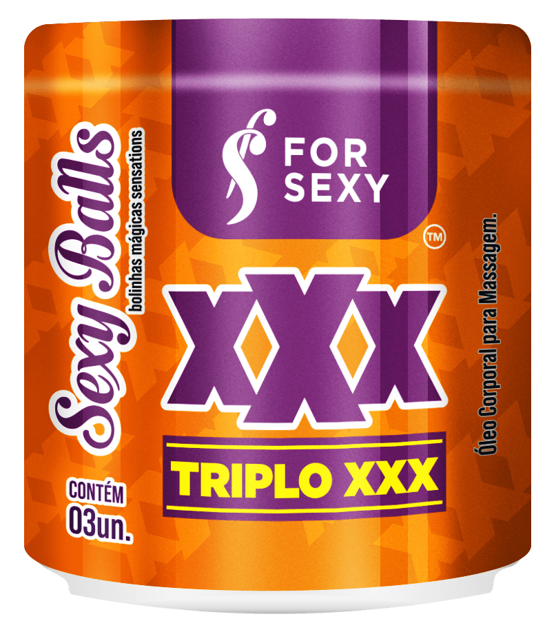 BOLINHA FUNCIONAL TRIPLO XXX FOR SEXY 2313