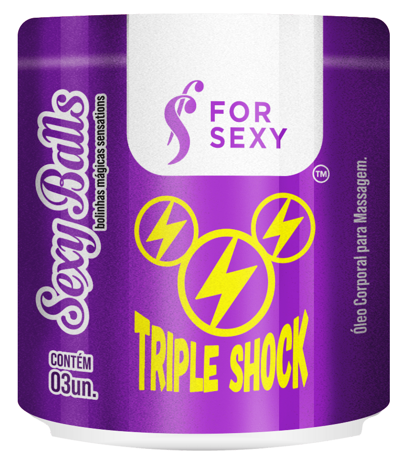 BOLINHA FUNCIONAL TRIPLE SHOCK FOR SEXY