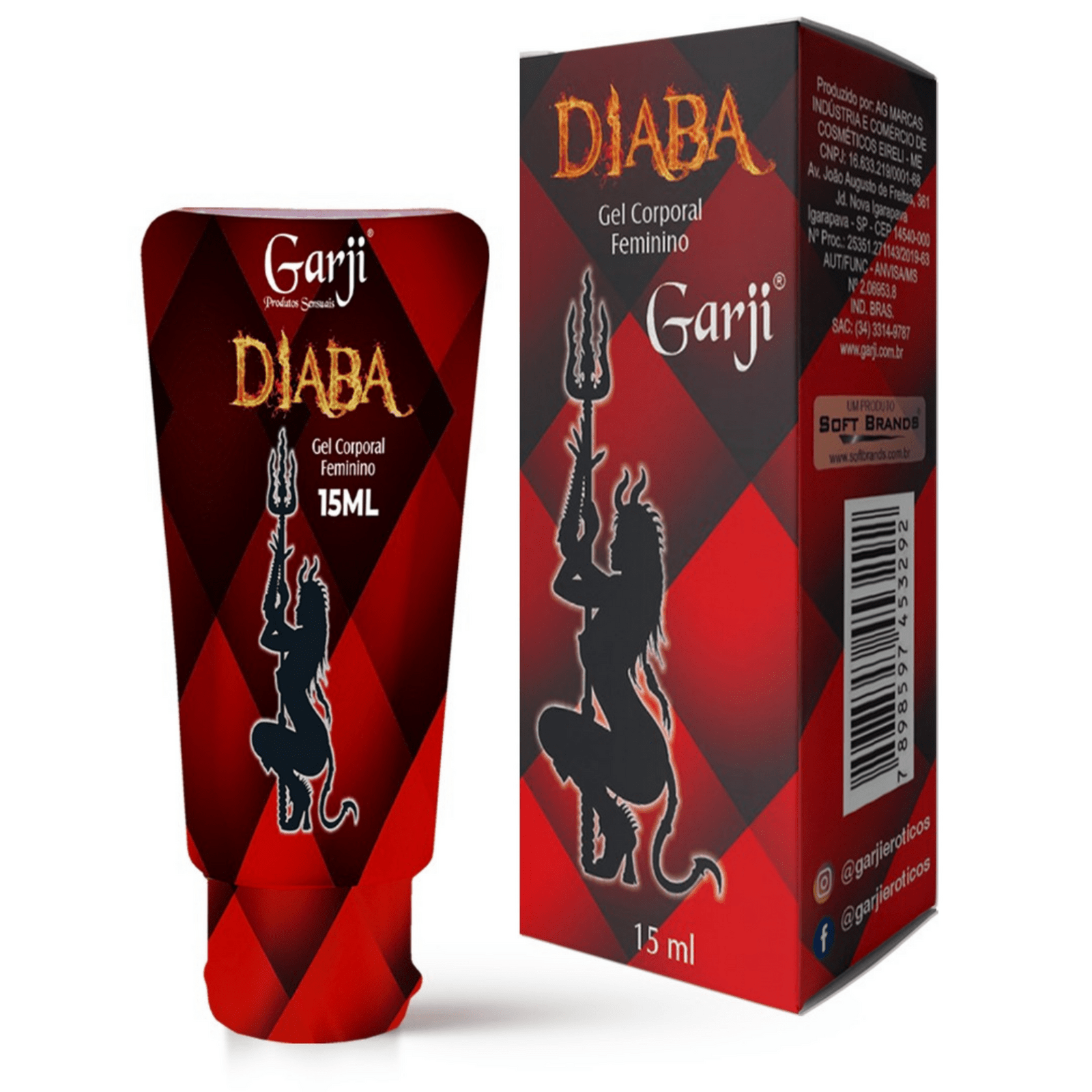 Gel Excitante Feminino Diaba 15ml Garji 5802