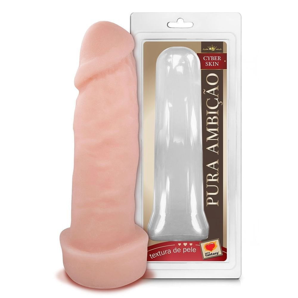 Capa Peniana Cyberskin Extreme14x4,3cm Sexy Fantasy 