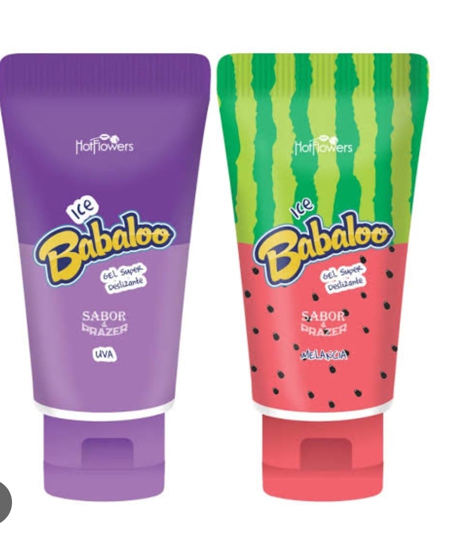 LUBRIFICANTE DESLIANTE ICE COM SABOR BALAOO 60G HOT FLOWERS REF 5155