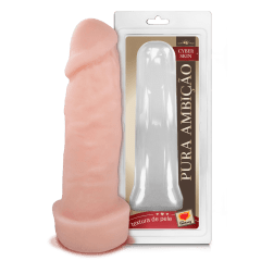 Capa Peniana Em Cyberskin 17x4cm Sexy Fantasy 8993