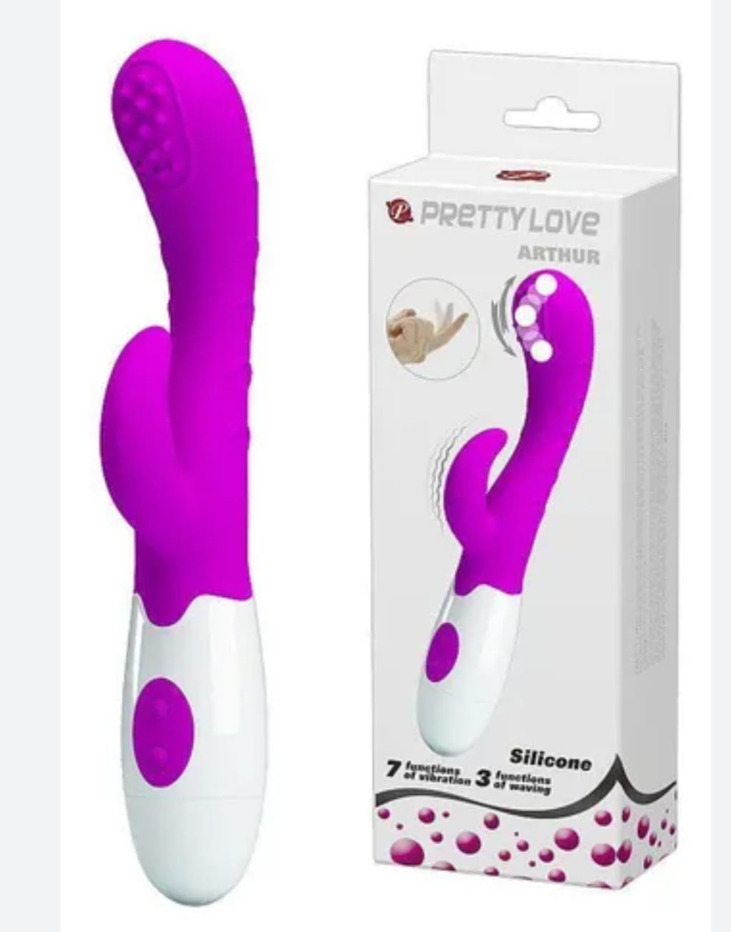 VIBRADOR ARTHUR  COM 7 VIBRAÇÕES REF11240