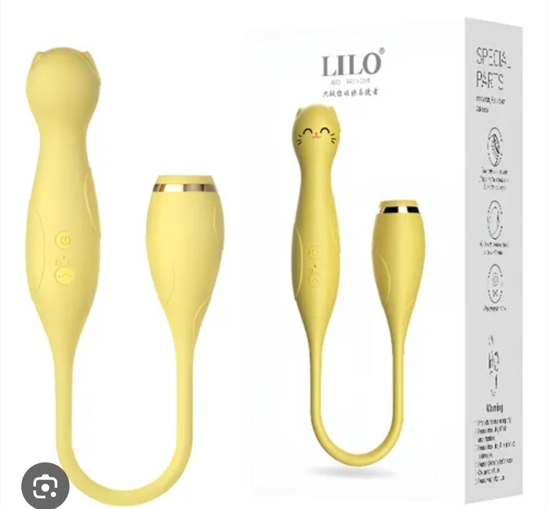 Vibrador Duplo Flexível com 10 Modos de Vibração lilo welove ref 13354